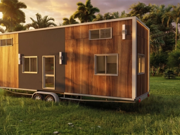 3 1 Tiny House Ahsap Dış Mekân Tasarimi | Hibrit House