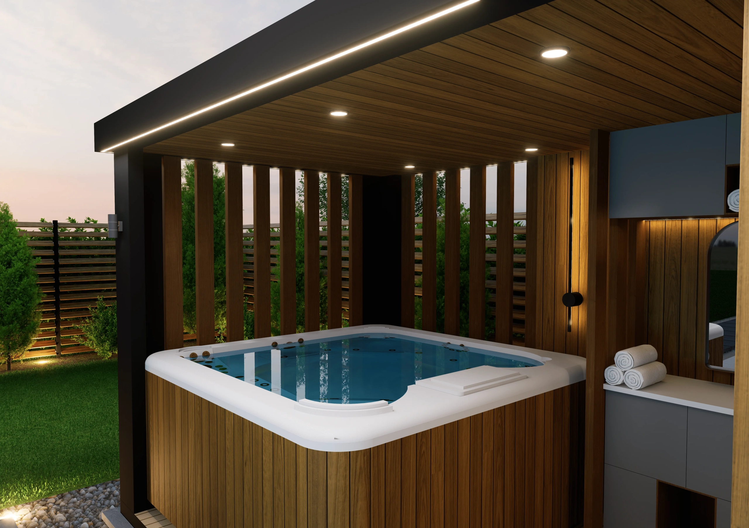 Sauna iç mekan