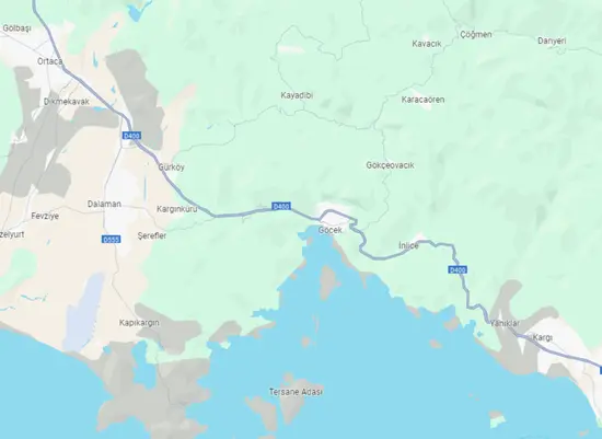 Göcek Google Haritası
