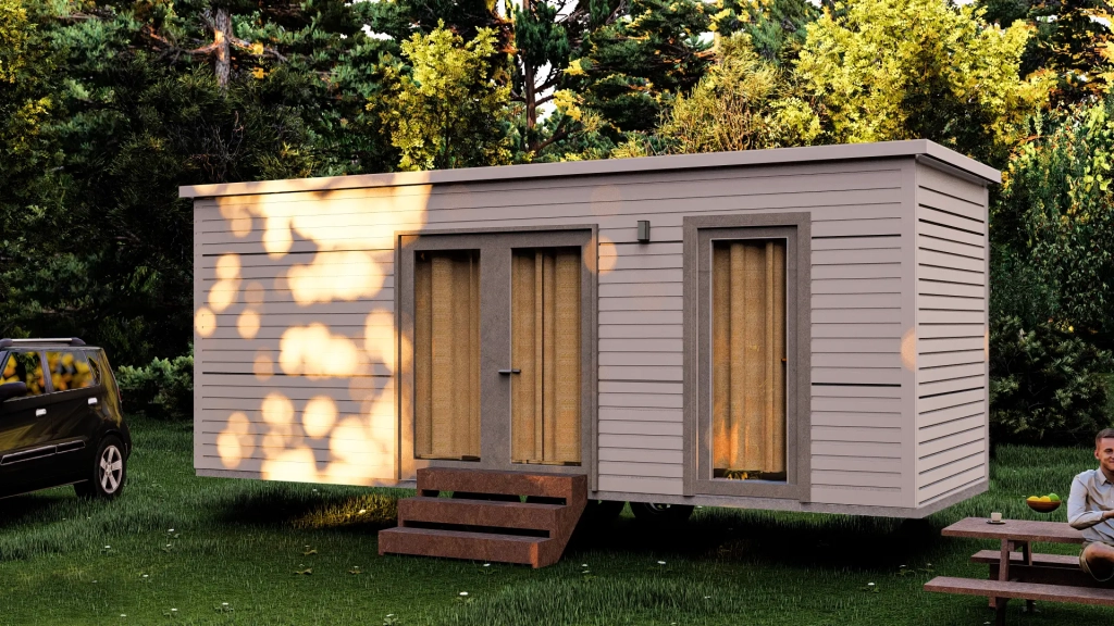 EkoLife tiny house - uygun fiyatlı ve şık tasarımlı küçük ev modeli