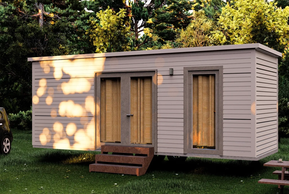 EkoLife tiny house - uygun fiyatlı ve şık tasarımlı küçük ev modeli