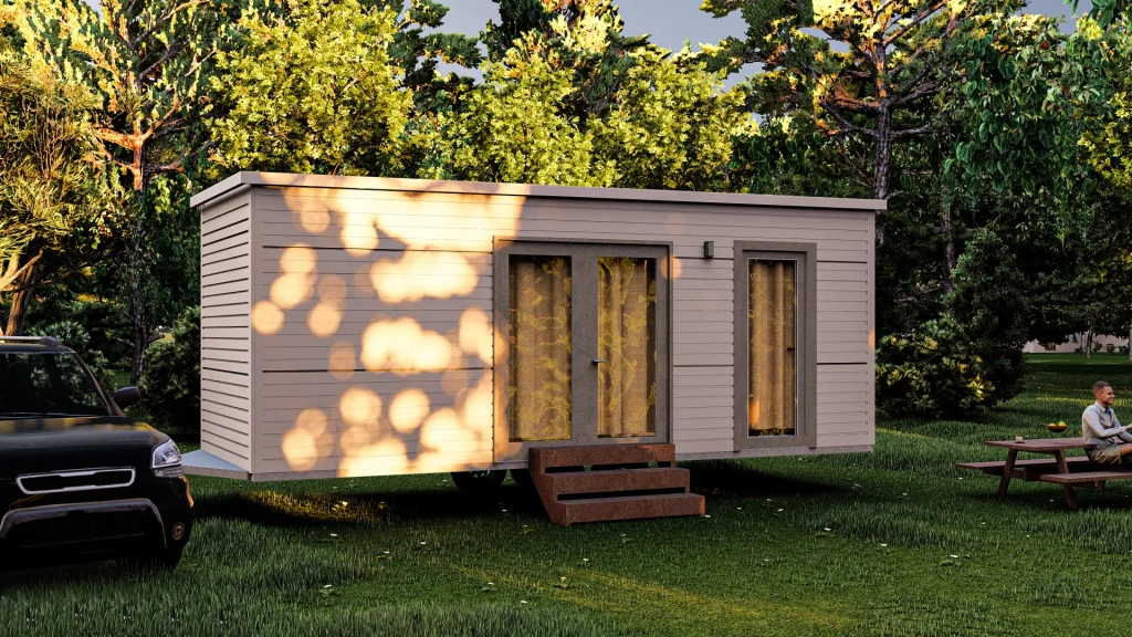 EkoLife tiny house - modern tasarımlı ekonomik küçük ev modeli
