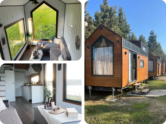 Hibrit House Celik Tiny House İç Ve Dış Tasarim | Hibrit House
