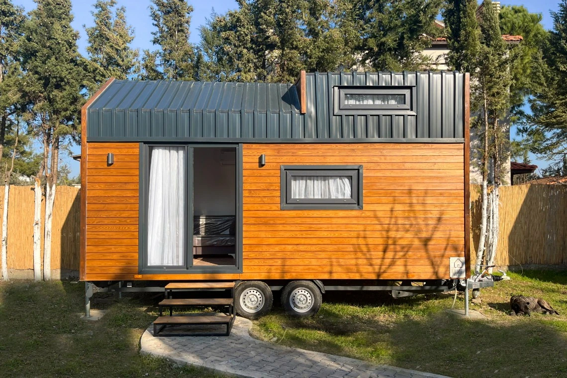 Hygge 6 metre iki katlı tiny house modeli