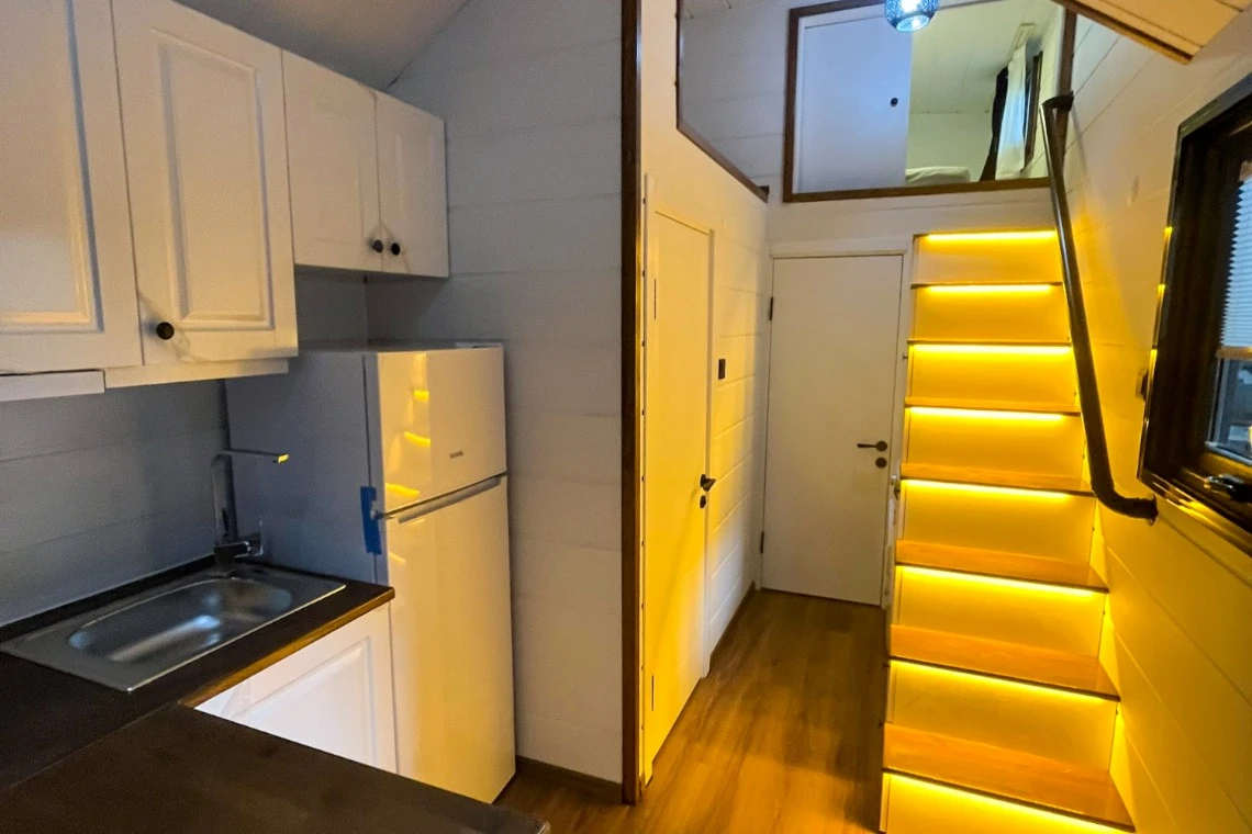 Hygge 6 metre tiny house giriş katı