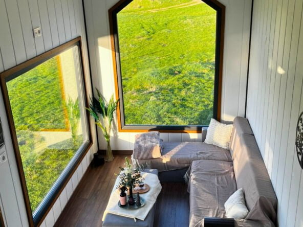 Hygge 8 metre tiny house giriş katı