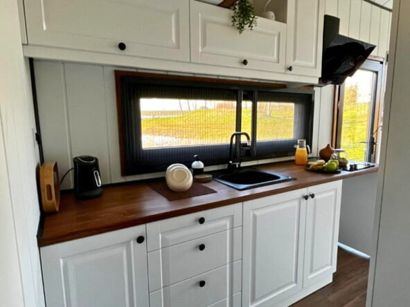Hygge 8 metre tiny house mutfak