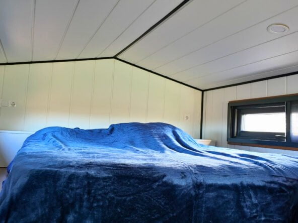 Hygge 8 metre tiny house loft kat yatak odası