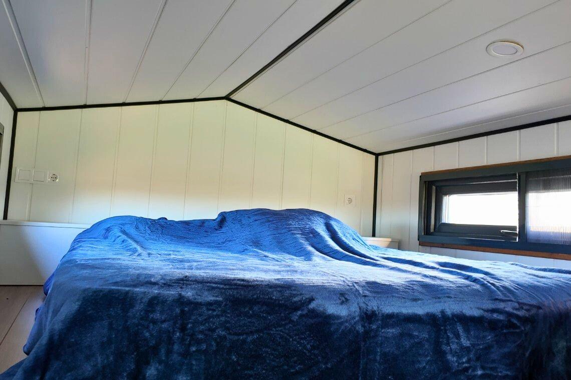 Hygge 8 metre tiny house loft kat yatak odası