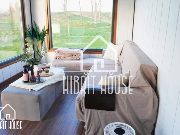 hygge 8 metre tiny house salon | hibrit house