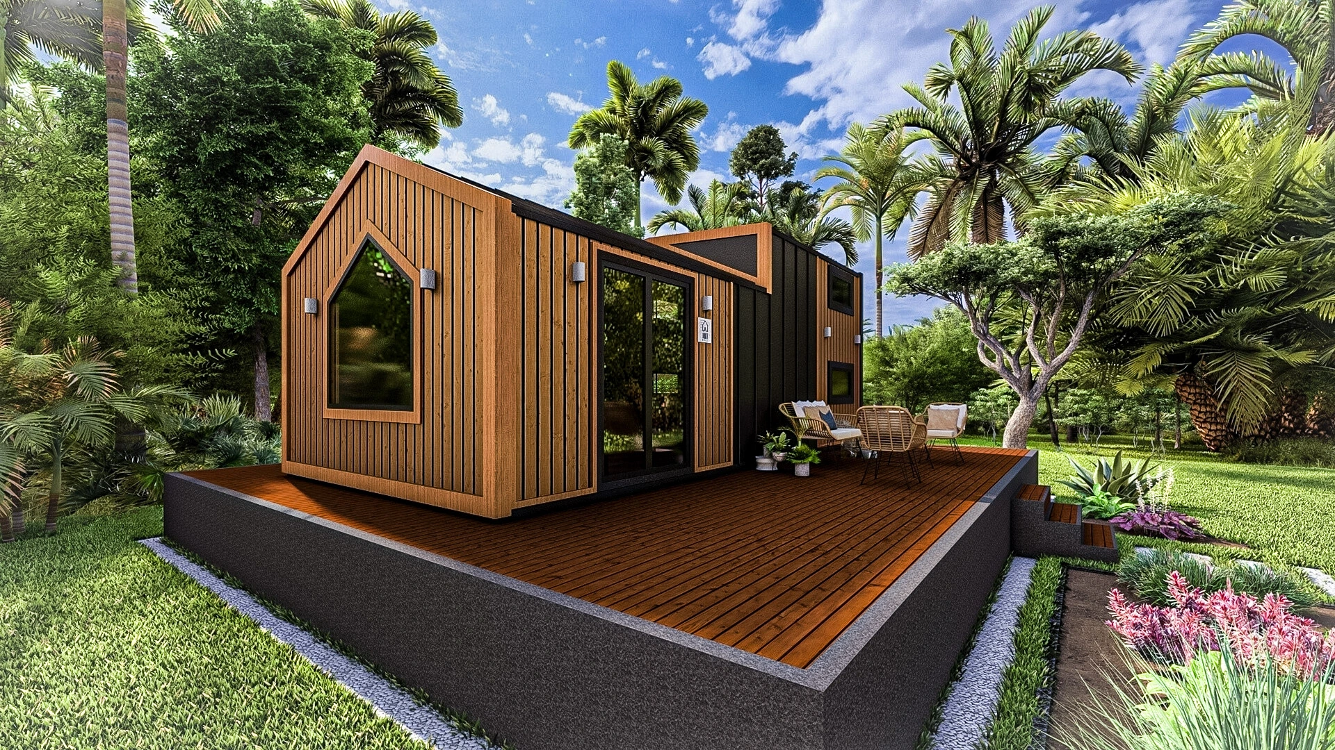 Hygge 8M Tekerleksiz — Dış görünüm · 3D tasarım