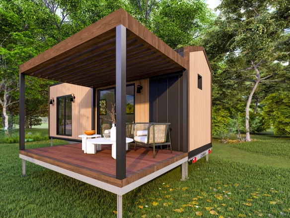 Natura Suites ön cephe yakın plan görünüm