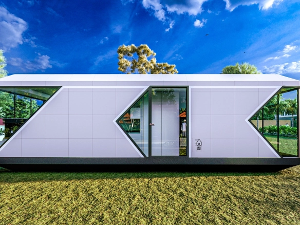 Nova Kapsül dış cephe modern tiny house tasarımı