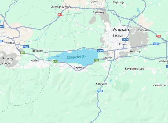 Sapanca Google Haritası