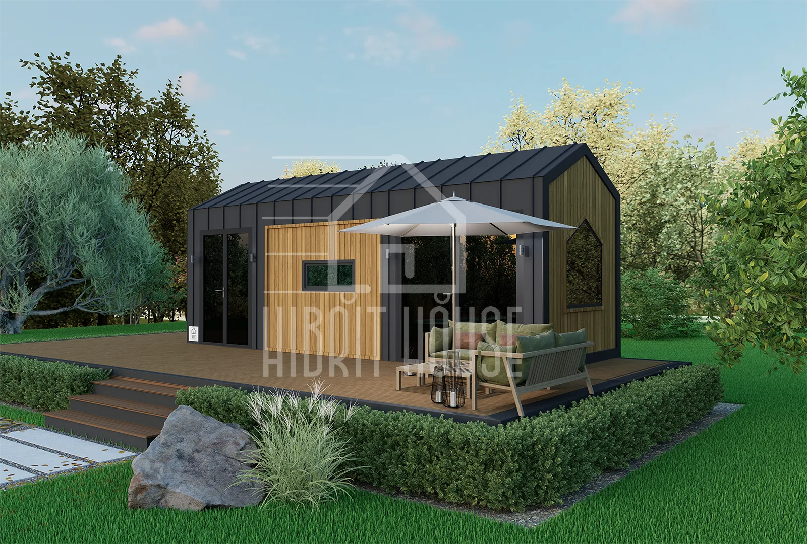 tekerlekli tiny house lagom