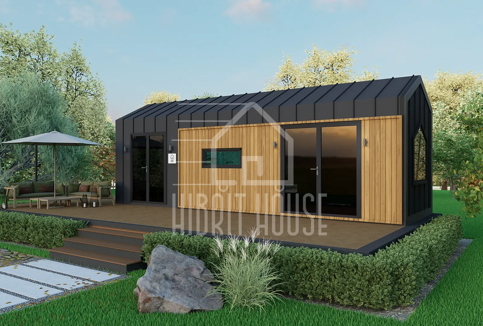 tekerlekli tiny house zen